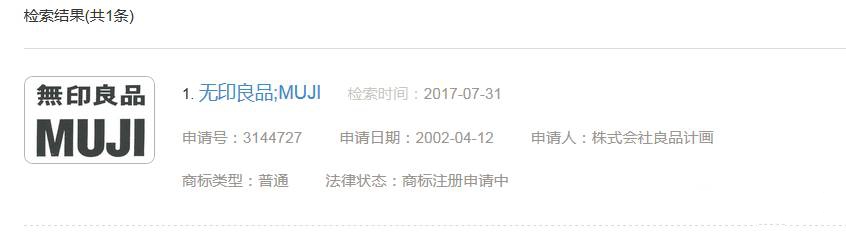 在中国，“無印良品”=“无印良品”？