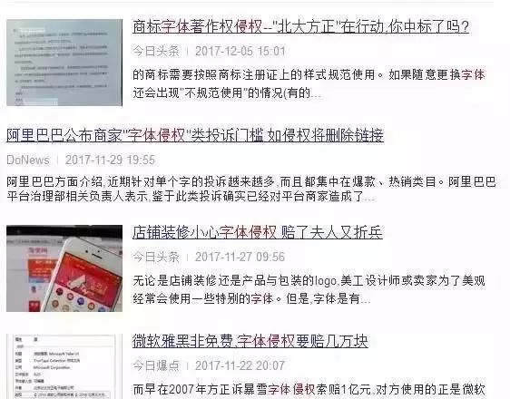 使用“特殊字体”被索赔150万？这几个字体侵权机率最大