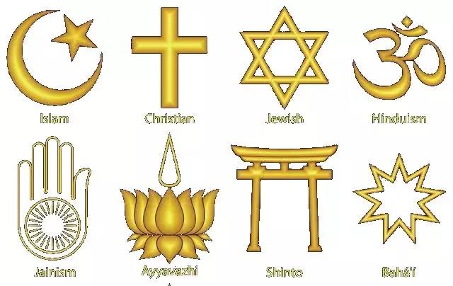 1 用宗教符号做logo 当今世界主要的宗教有:基督教,伊斯兰教,印度教